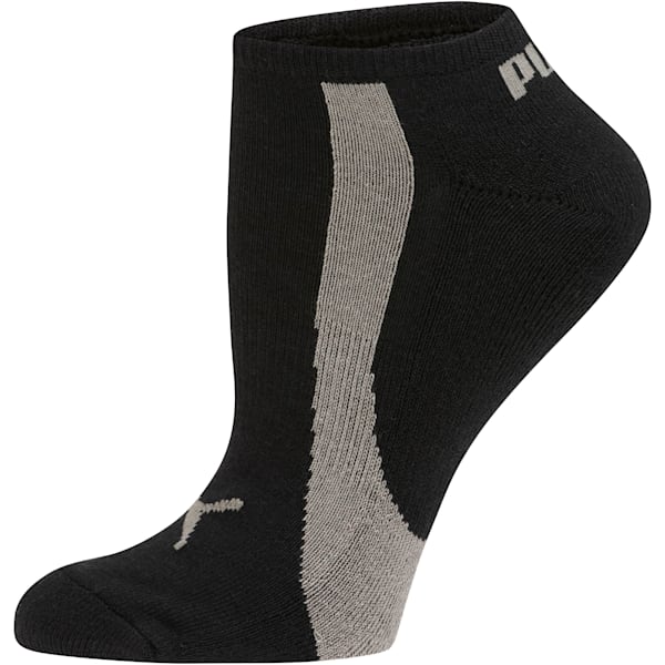 Women's No Show Socks [3 Pairs], BLACK, extralarge